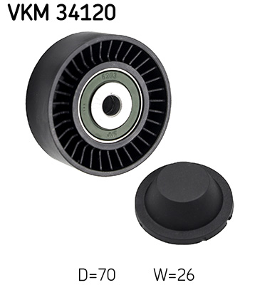 SKF SKF VKM34120 Vezetőgörgő hosszbordásszíjhoz